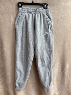 Nike Light Gray Boys YouthFleece Joggers